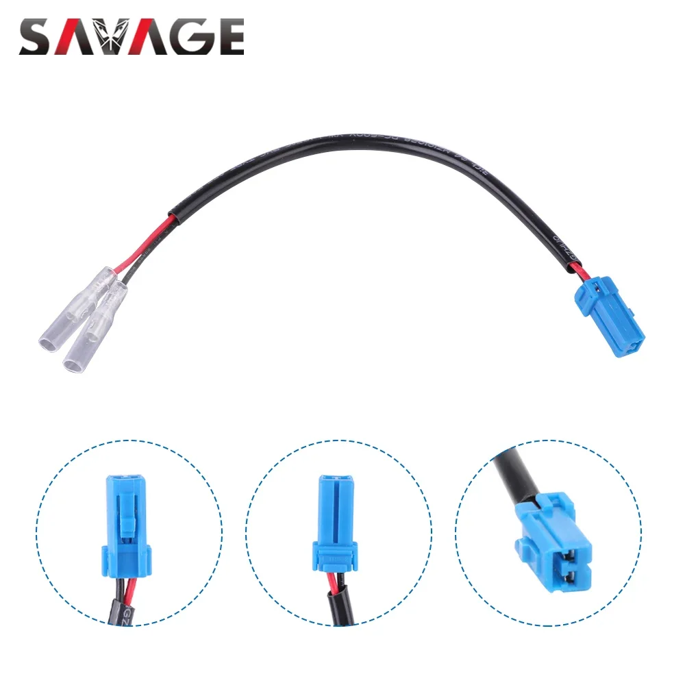 For Street Triple 765 S/R/RS 660 660S 765RS 765R 765S Motorcycle License Plate Light Cable Plug Connector LED Lamp Wire Harness view 2