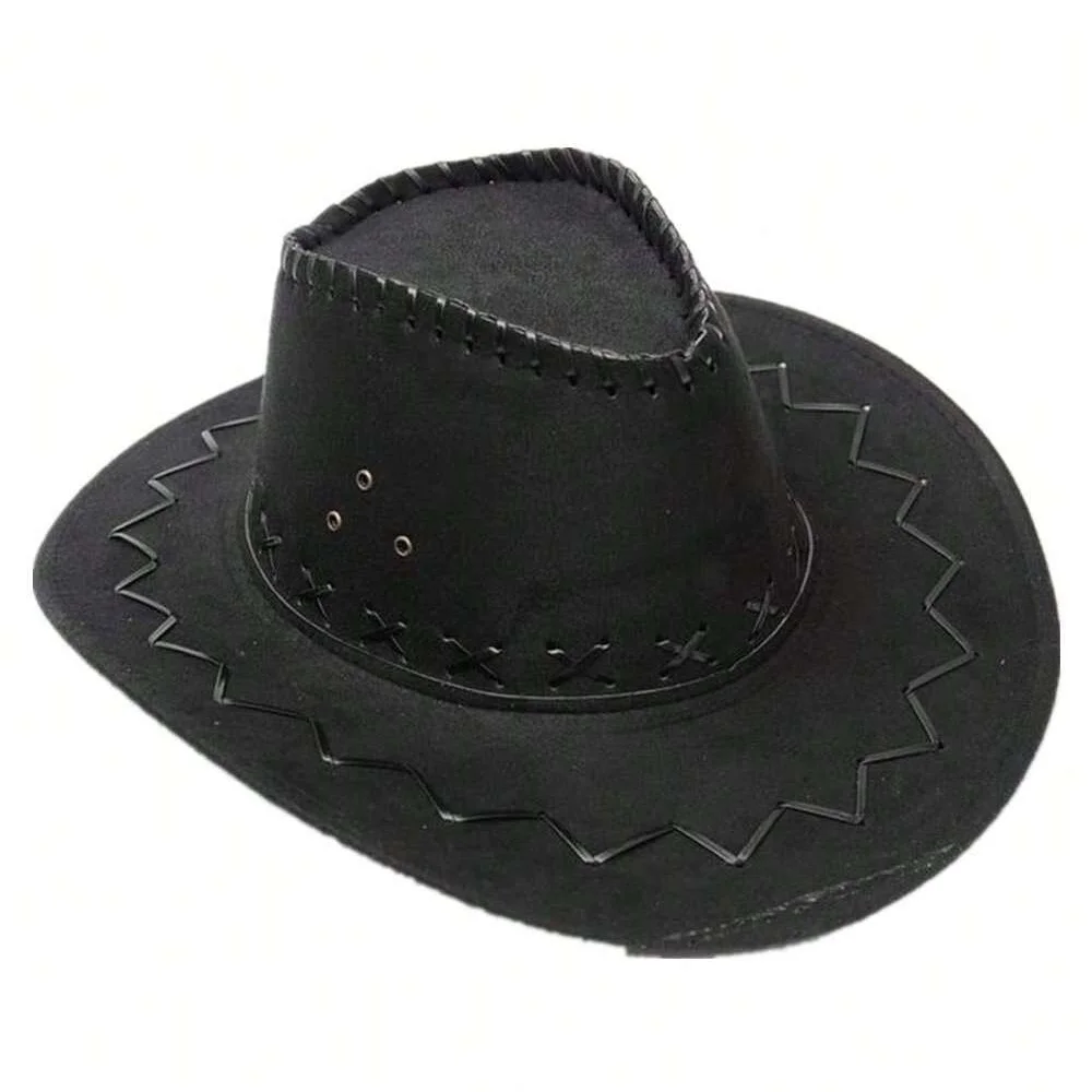 Stilvoller Sonnenschirm-Cowboyhut, Weihnachtsfeier, Cosplay-Kappe, Vintage-Hut für Camping, Angeln, Bergsteigen, Urlaub, Neujahrsgeschenke – Detail 13