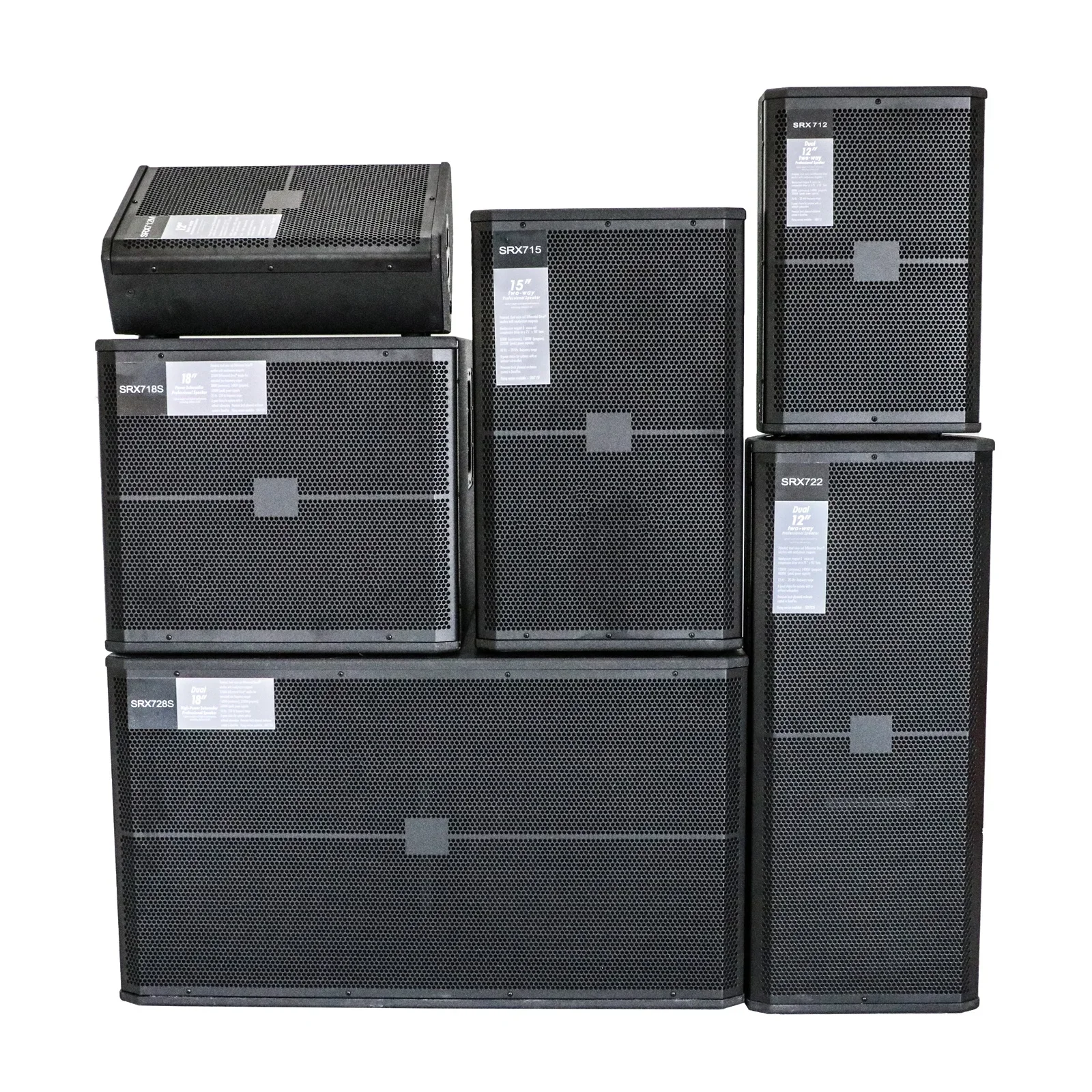 Subwoofer profissional para performance em palco