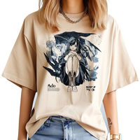 Ado t-shirt girl women Psychedelic kawaii Pop Culture streetwear hip hop tshirt University 80s anime Classic