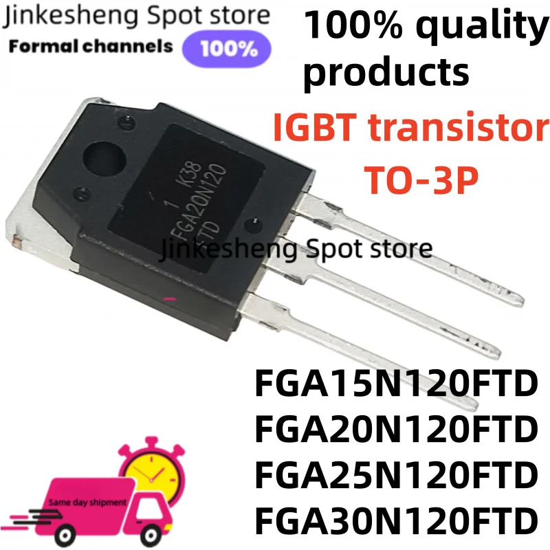 5PCS NEW FGA25N120 FGA30N120 FGA15N120 FGA20N120 TO-3P FGA15N120FTD FGA20N120FTD FGA25N120FTD FGA30N120FTD IGBT transistor
