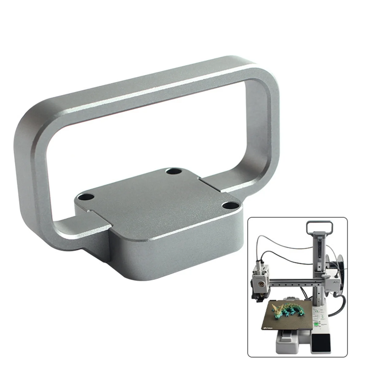 ABNRR For Bambu A1 Mini All Metal Handle CNC AL6061 Material Kit Easy to Hold for Bambu Lab A1 MINI 3D Printer Parts