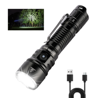 Sofirn SK40 SFT70 LED 3200lm Tactical Flashlight 21700 Rechargeable Powerful Torch 580M Long-Range With Spotlight