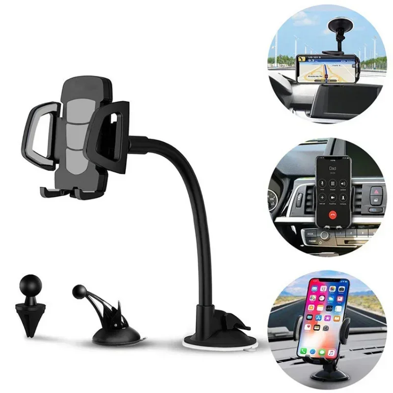 

Sucker Car Phone Holder Mobile Phone Holder Stand In Car No Magnetic GPS Mount Support for IPhone 12 11 Pro Xiaomi HUAWEI