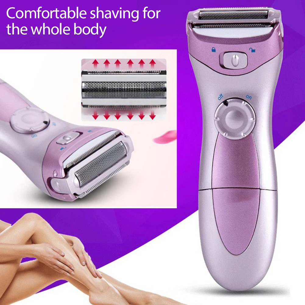 Women Body Hair Remover Epilator No Pulling Sensation Shaver Trimmer for Ladies Face/Underarms/Leg/Bikini/Armpit Hair Removal