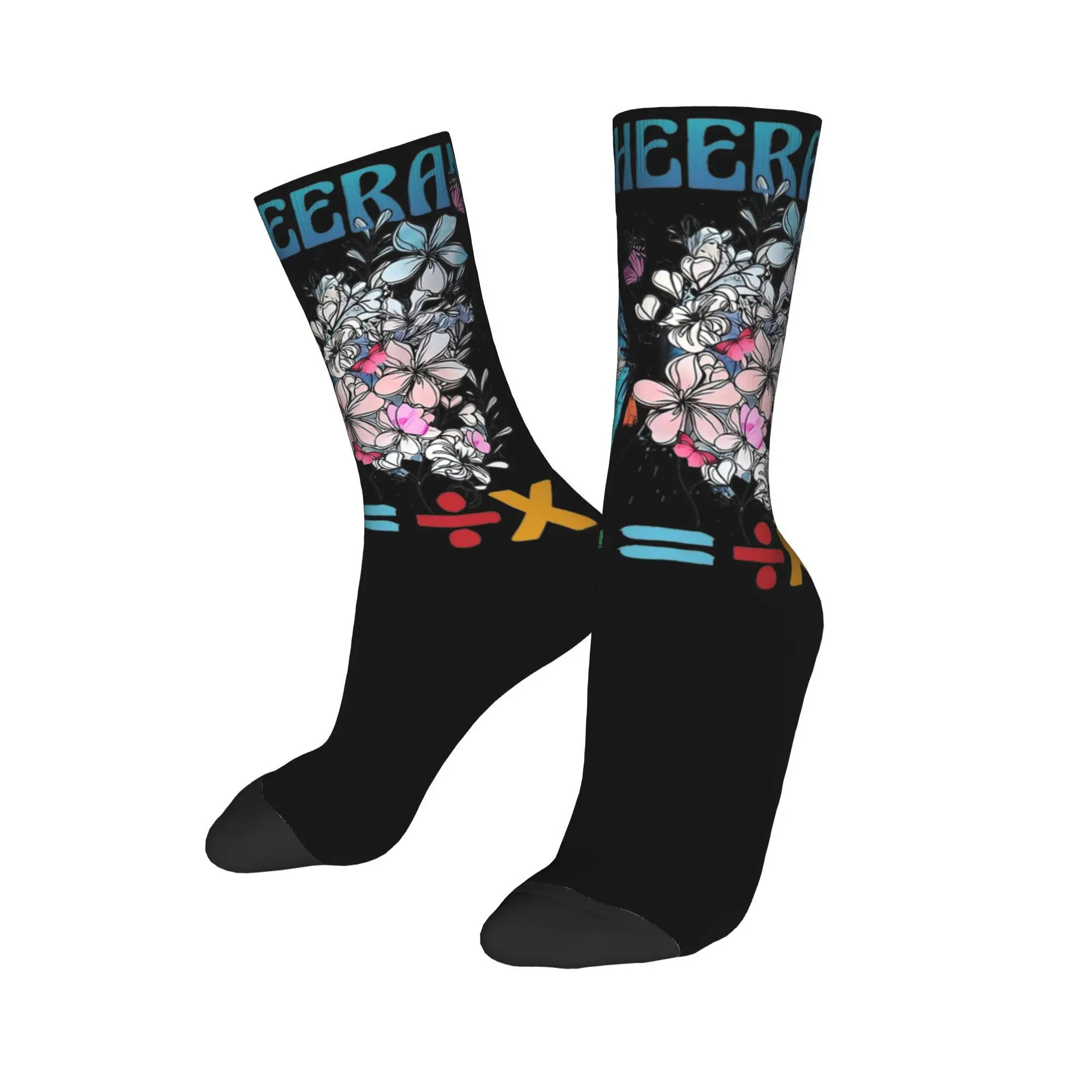 

Album Ed Sheeran Tour Music Butterfly Printing Socks Merch for Sports Wear Sweat Absorbing Printing Socks
