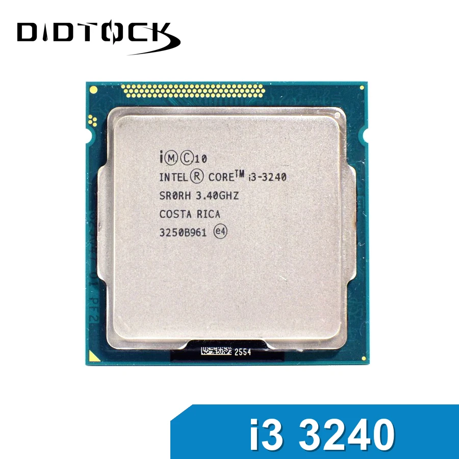 معالج Intel Core i3 3240 3.4 جيجا هرتز ثنائي النواة 3 ميجا بايت كاش LGA 1155 CPU