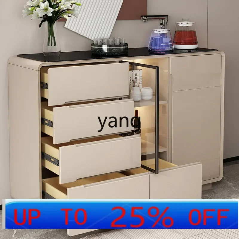 

lhh intelligent tea bar machine integrated cabinet household multi-functional water dispenser side tea cabinet