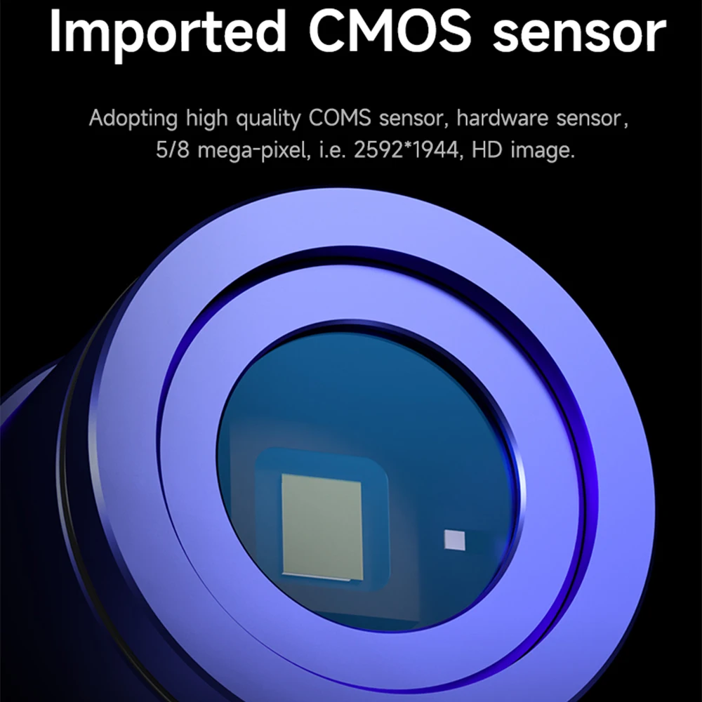 MECHANIC Microscope 2K/4K Electronic Eyepiece Camera Two-eye Microscope To Three-eye Adapter Industrial Video Microscope Camera