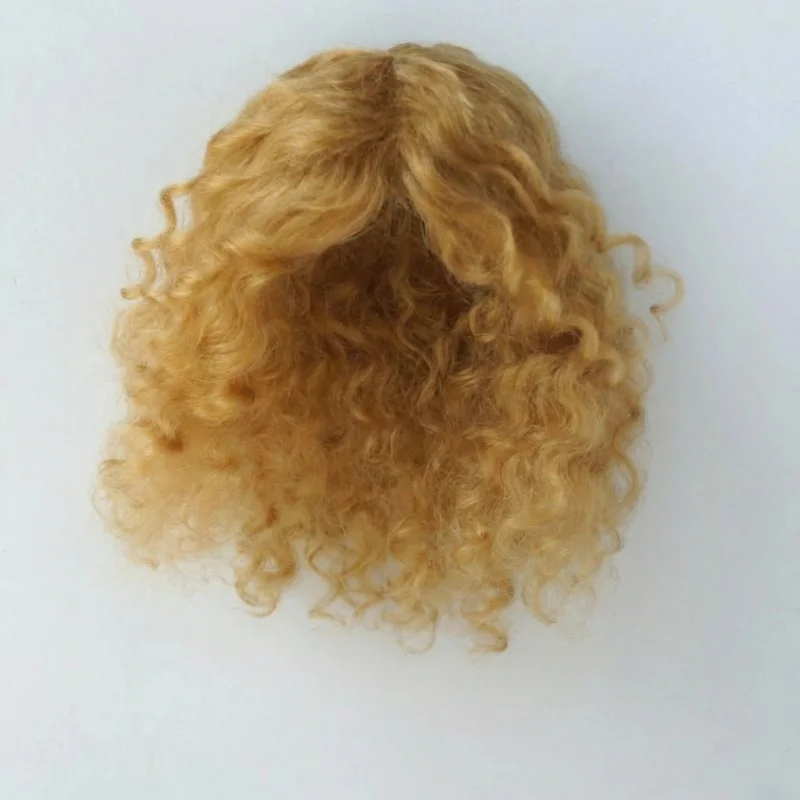 

JD738L 9-10 дюймов 10-11 дюймов беспорядочные детские вьющиеся чесаные мохеровые парики BJD QBaby Blythes 18 дюймов OG аксессуары для кукол