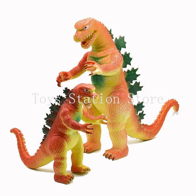 Jurassic Wild Life Anime Figure Godsilla Dinosaur Toys Green Orange Monster PVC Action Figure Model Toy Ornaments Gift for Kids