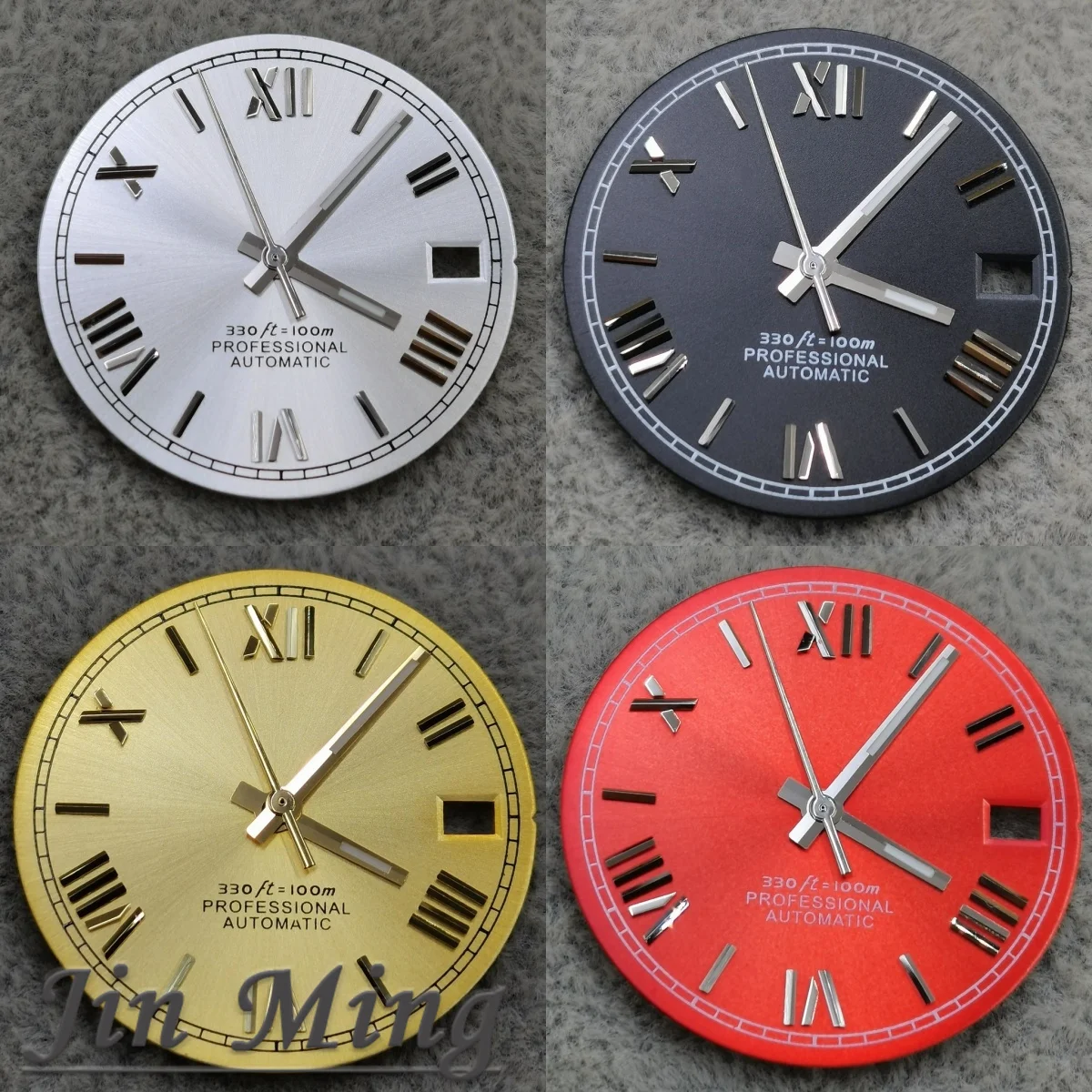 Reloj de Alta Calidad con Esfera de 28.5mm, Ventana de Fecha Automática, Opciones en Plata, Oro, Negro, Azul y Rosa, Movimiento Aséptico NH35 NH36 4R 7S
