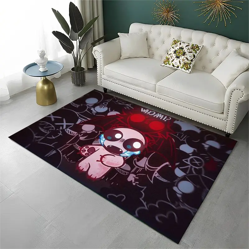 RPG Game The Binding Of Isaac Living Room Non-Slip Area Rug Soft Carpet for Bedroom Kids Playroom Sofa,Home Decor Doormat Gift