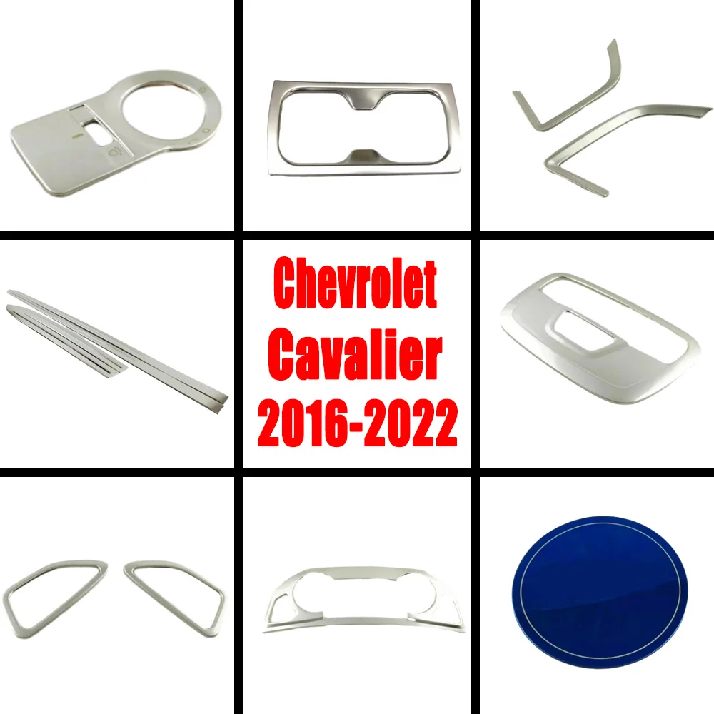 For Chevrolet Cavalier 2016-2022 Trunk Pedal Rear Door Triangle Frame Inner Handle Trim Gear Shift Air Condition Outlet