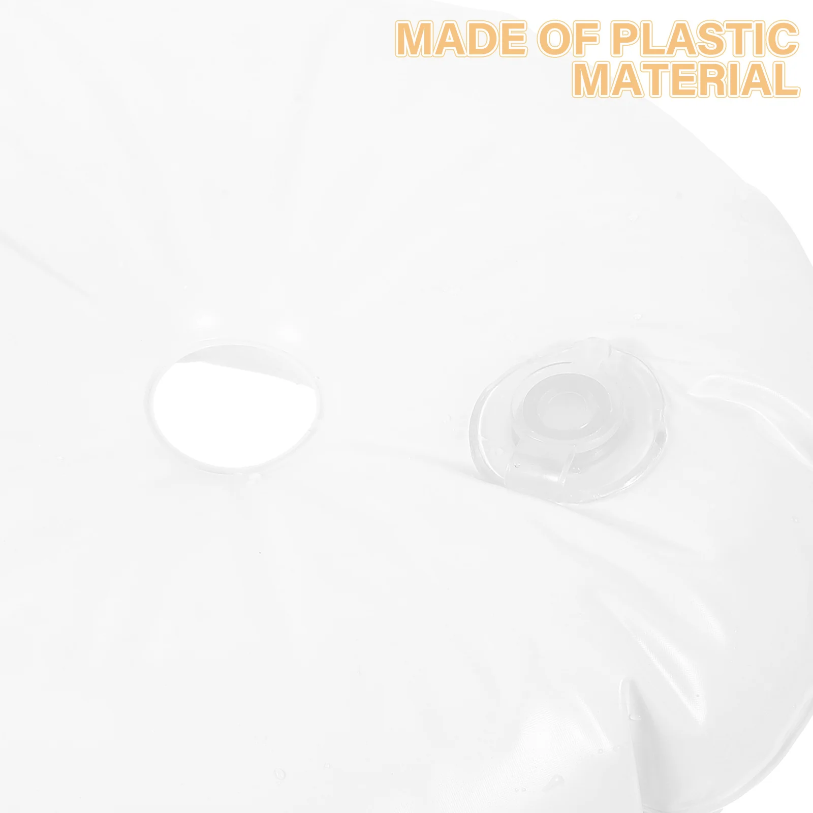 ที่วางร่มฐานบังแดดฐานธงที่นั่งแบบหมุนสีขาว PVC ถุงร้อนน้ำ