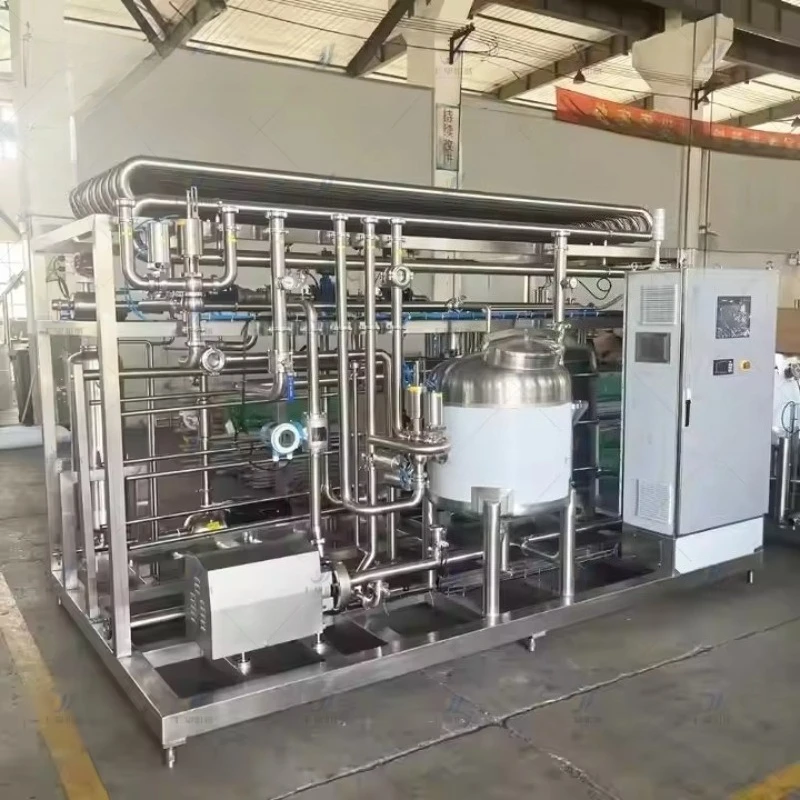 Industrial Stainless Steel Plate Pasteurizer Continuous Sterilization Equipment for Dairy and Juice Liquid Food