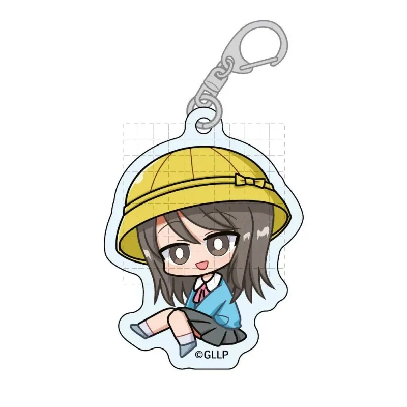 15PCS Anime Girls und Panzer 6CM Acrylic Stand Model Plate Keychain  YUKARI AKIYAMA/Anko Team/ SAORI TAKEBE FACTORY STORE