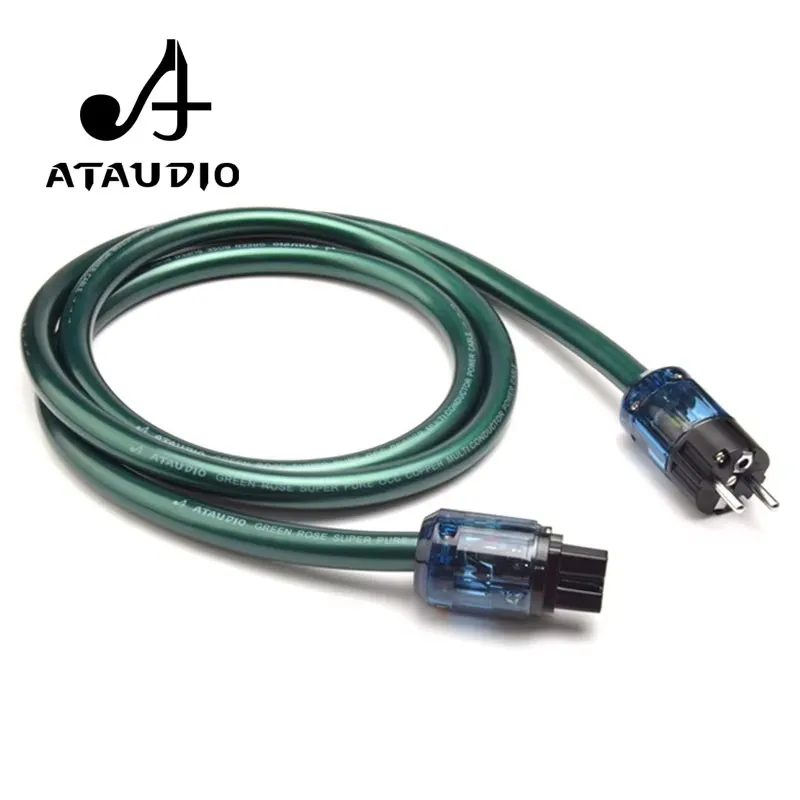 ATAUDIO Hifi EU Power Cable High Purity OCC Power Cord With European Power Plug