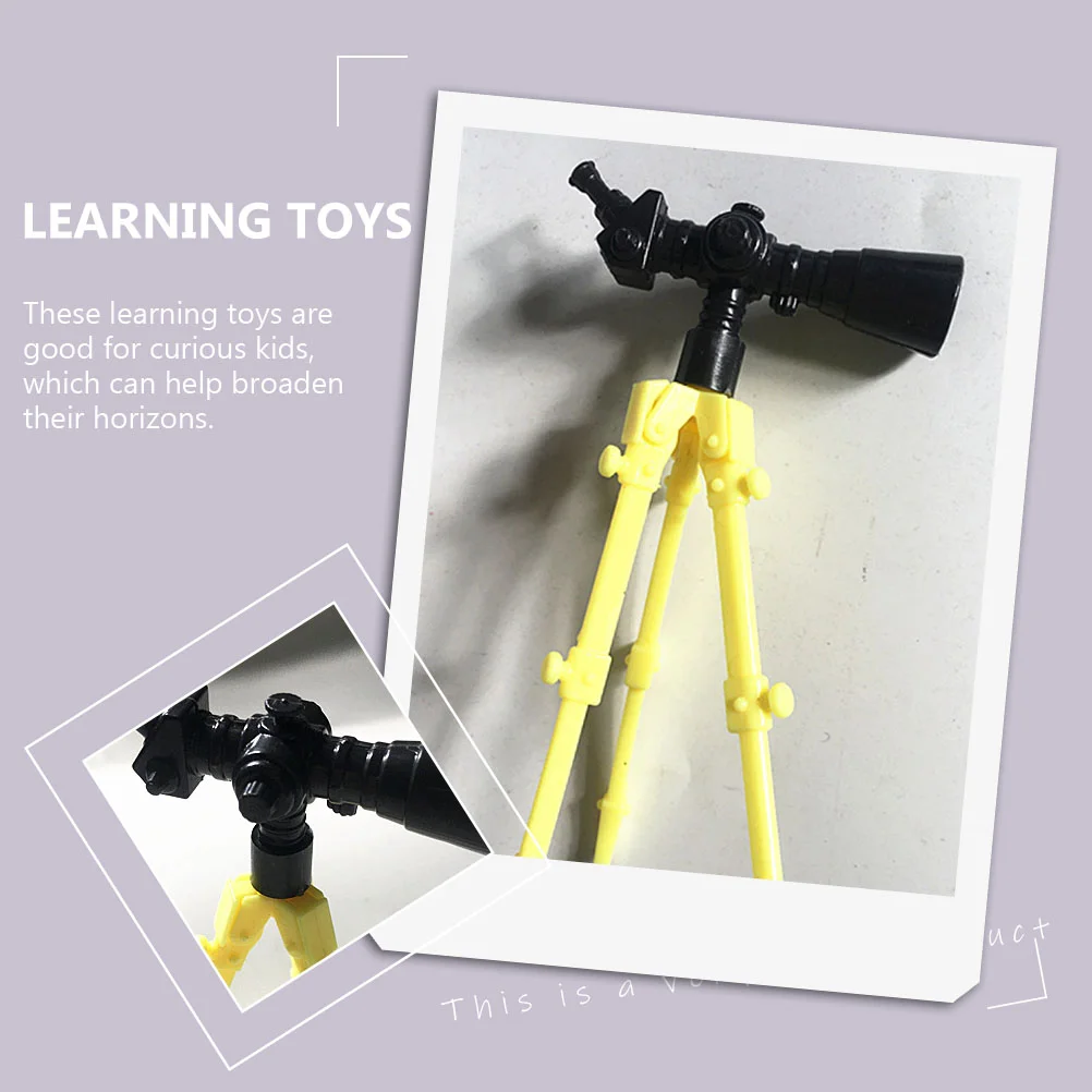 12 Pcs Mini Telescope Child Toddler Telescopeys Toys Dollhouse Miniatures Accessories Plastic Decor