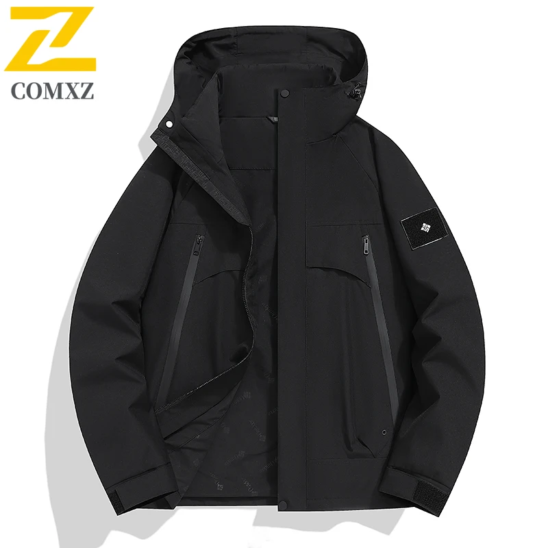 

Couple Charge Jacket Autumn Winter New Windproof Waterproof Graphene Warm Hooded Jacket Outdoor Mountain Camping Hiking Jacket