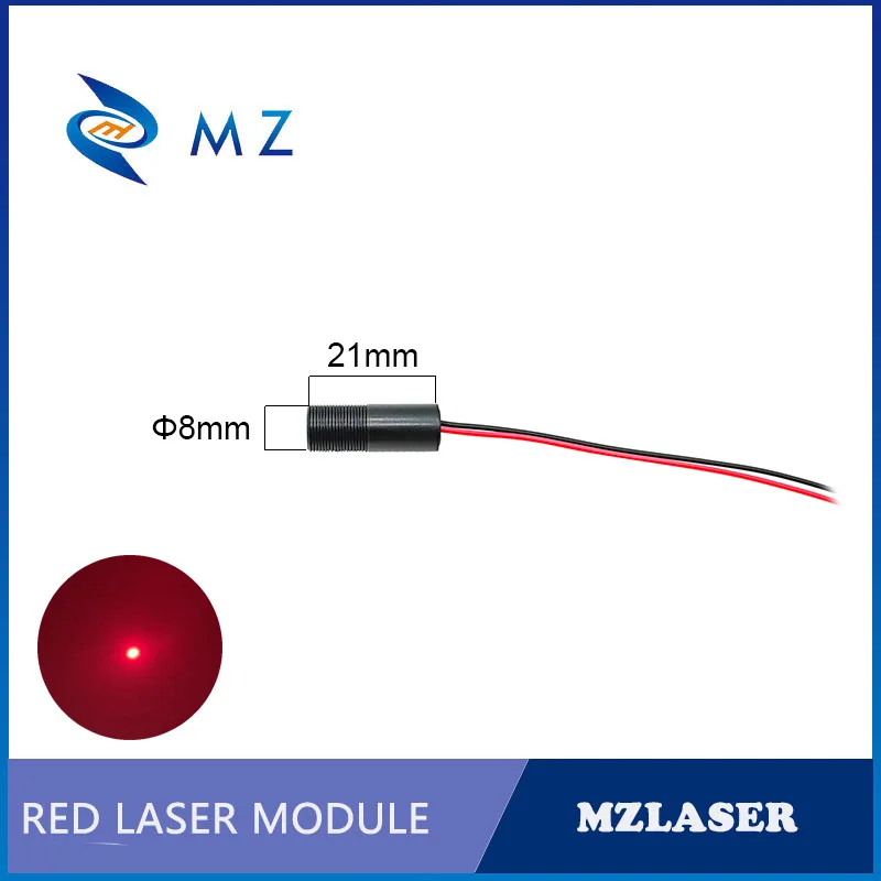 650nm Rode Dot Lasermodule 5Mw D 8Mm 3V Cw Circuit Model Apc Drive Type Industriële Kwaliteit