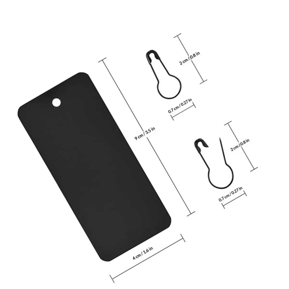PVC ID Badge Holders 200 Pack Waterproof Flexible Card Pouches with Lanyard Holes for Name Tags