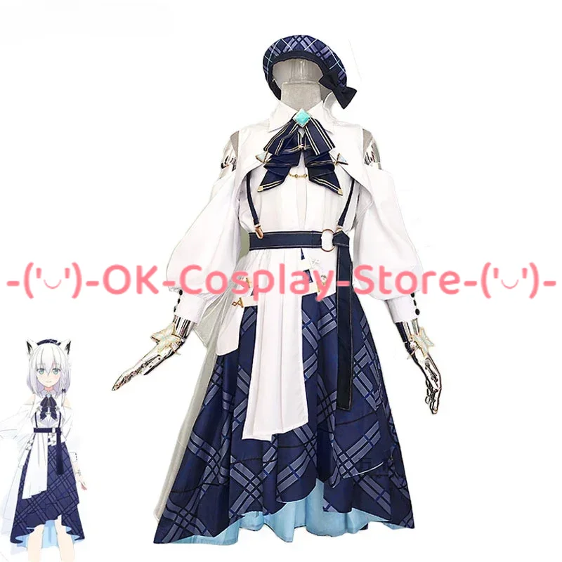 Hakui Koyori Houshou Marine Cosplay Costumes Blue Journey Vtuber Cosplay Dress Anime Clothing Halloween Uniforms Custom Made