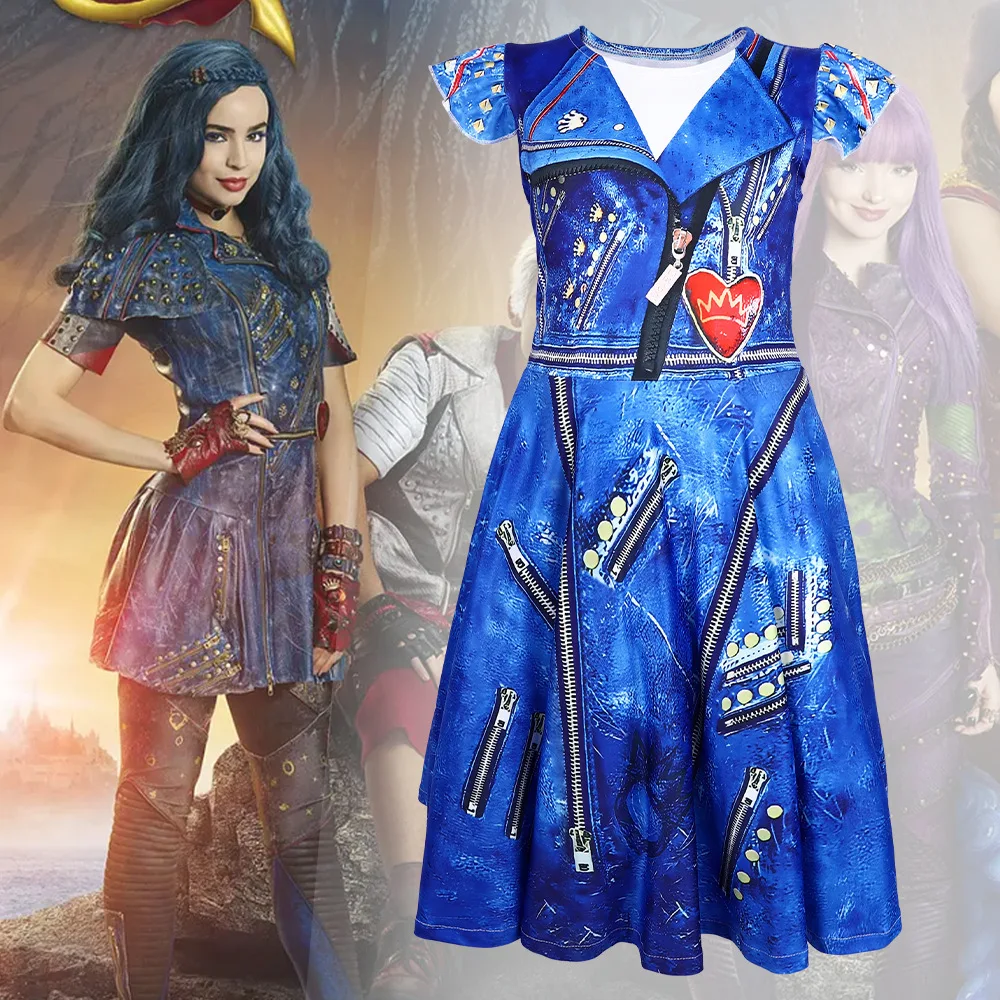 Cross-Border Halloween Descendants3 Jumpsuit Tight Costume Stage Performance Clothes Offspring