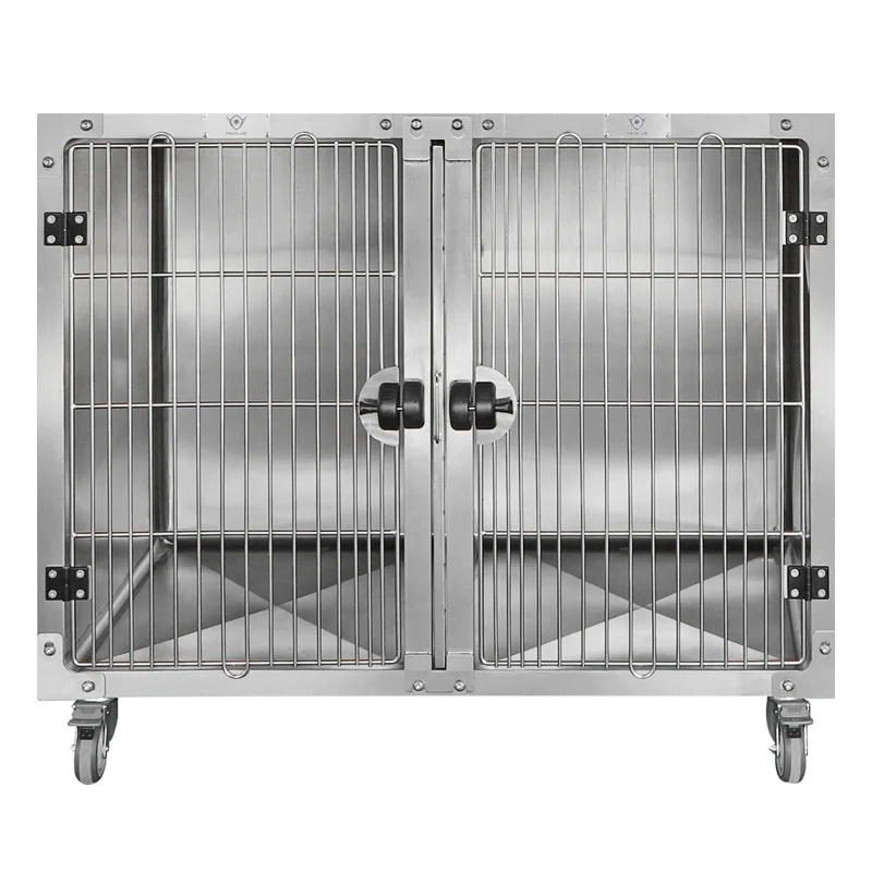 

Boarding cage Veterinary pets Large size wholesale boarding cage factory Easy to clean stainless steel custom boarding cage