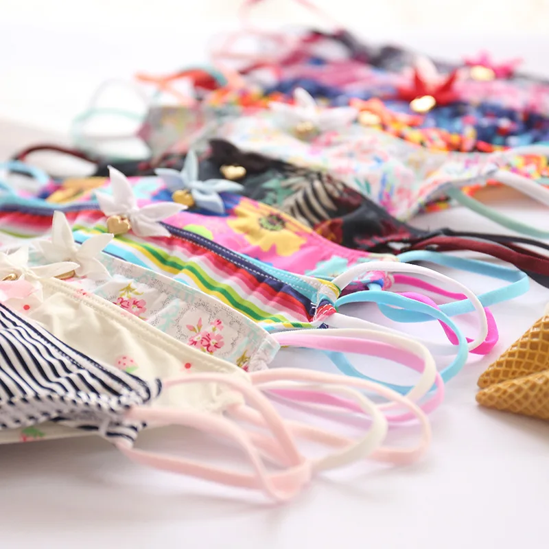 New Solid Nylon Direct Selling Girls Panties Sexy Lady\'s Briefs Young Girl Underwear Leopard 7pc/lot