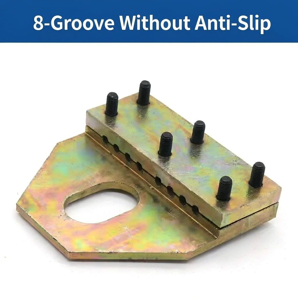 Elevator Wire Rope Clamp 6/8 Groove Anti-Slip Steel Cable Gripper Lifter Thickening Rope Holder Lift Maintenance Tool