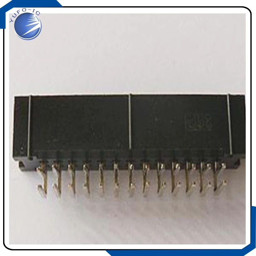 10PCS/LOT  A simple horn curved needle DC3-26P 26 foot spacing 2.54MM ISP interface JTAG socket