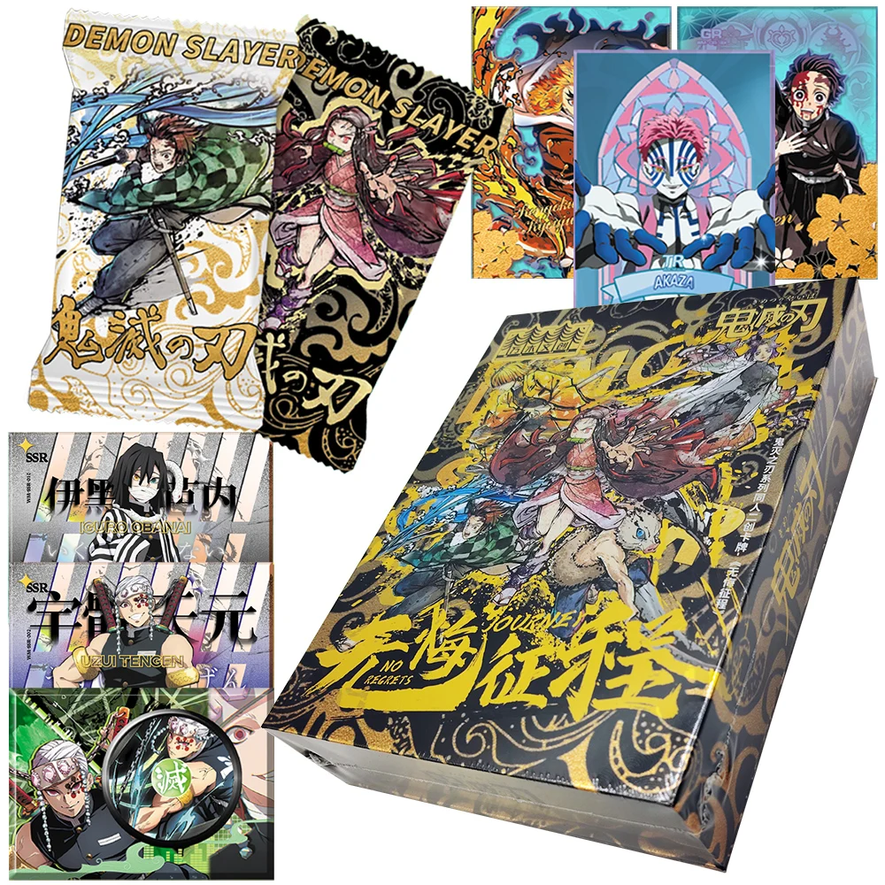 

Demon Slayer Creative Character Card Christmas Exquisite Gift Fans Like Hot Blooded Anime Peripheral Kid's Collection Card Toy
