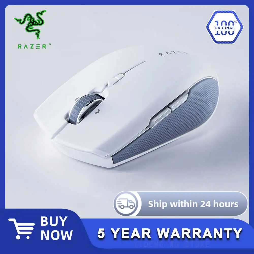 

NEW Razer Pro Click Mini Mouse Productivity Computer Office Battery Wireless Bluetooth USB Silent