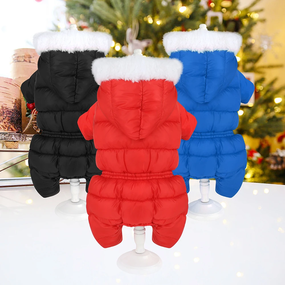 Winter Dog Clothes Thick Warm Dog Jacket Waterproof Chihuahua French Bulldog Coat Yorkies Outfit For Small Medium Large Dogs