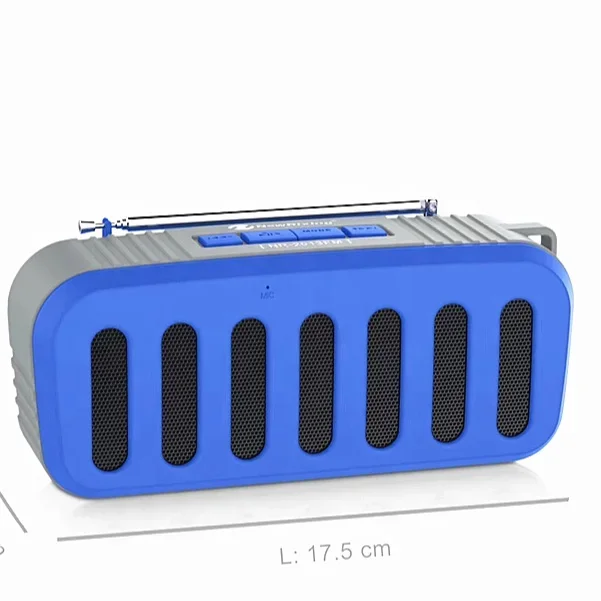 

NewRixing NR2013FM Support USB TF CARD FM RADIO Blue tooth Wireless Speaker