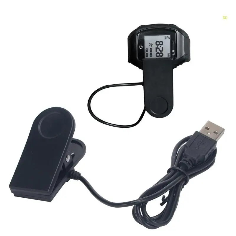 USB ชาร์จสายคลิป 1 M/3.28ft นาฬิกาอุปกรณ์เสริมแบบพกพา Dropshipping