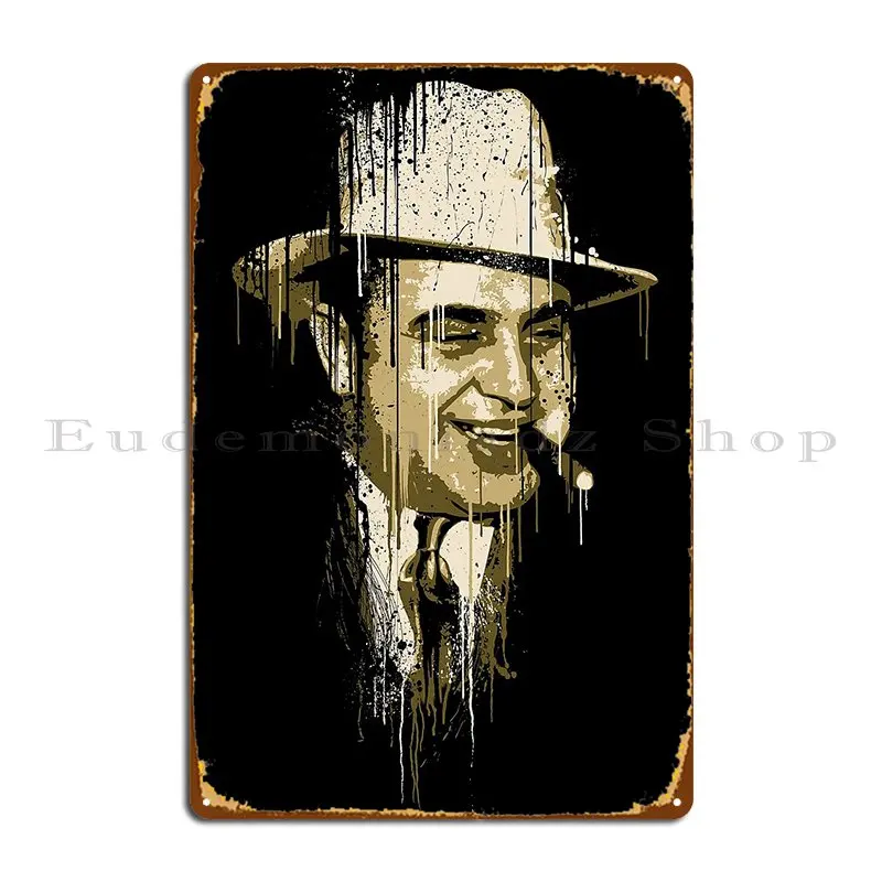 Al Capone Metal Sign Custom Funny Wall Garage Retro Tin Sign Poster