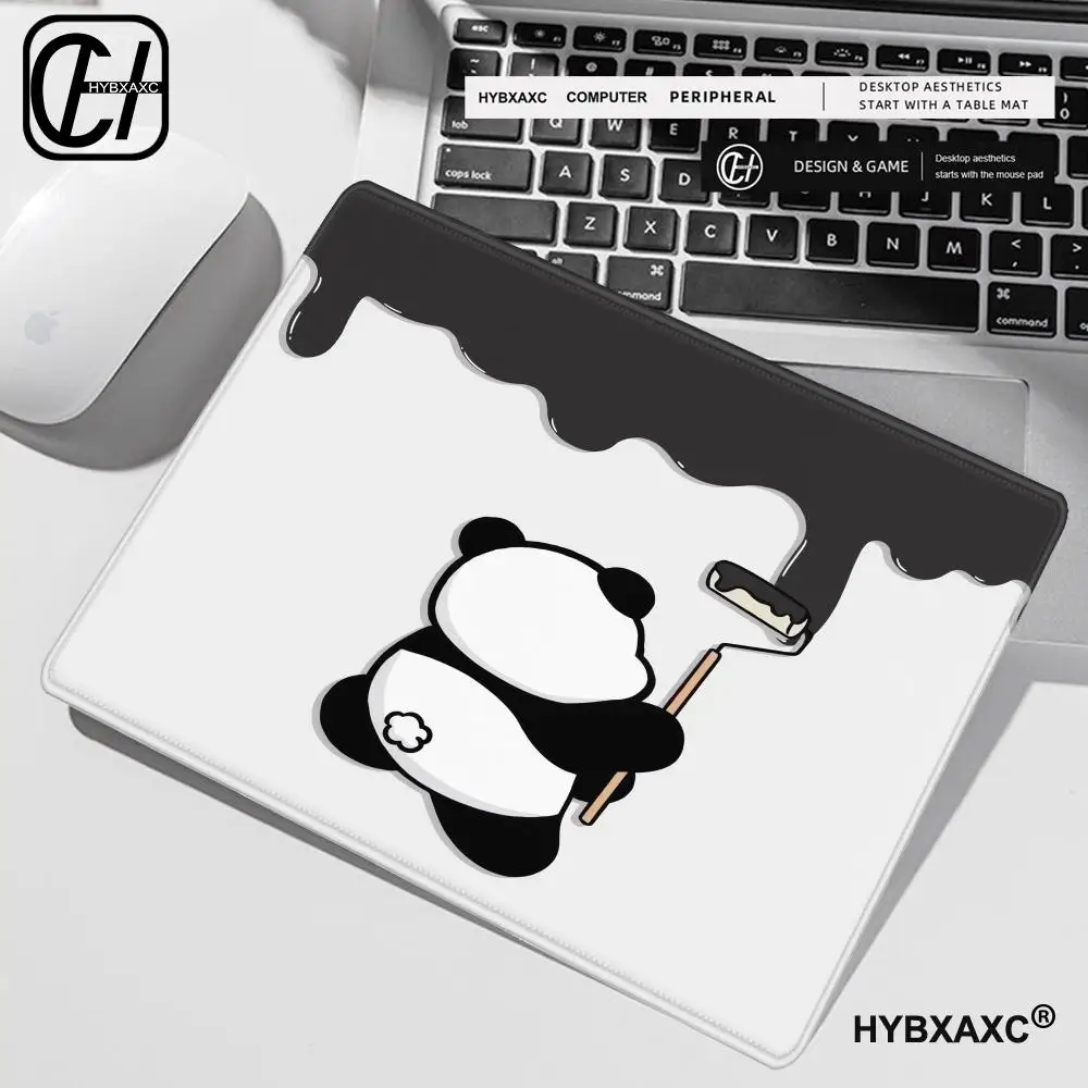HYBXAXC 32X28CM Panda Small Mouse Pad Gamer Desk Mat Gaming Mousepad HD Mouse Mat Keyboard Mat 45X40CM For Computer Mousepads