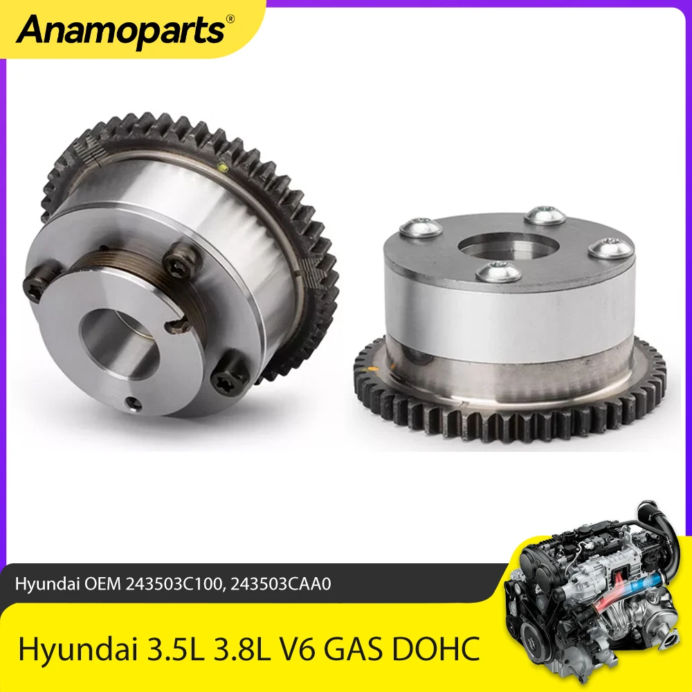 Engine Parts Intake Exhaust VVT Camshaft Gear Fit 3.5 3.8 L For Hyundai Veracruz Azera Kia Sorento 3.5L 3.8LG6DA G6DB V6 GAS