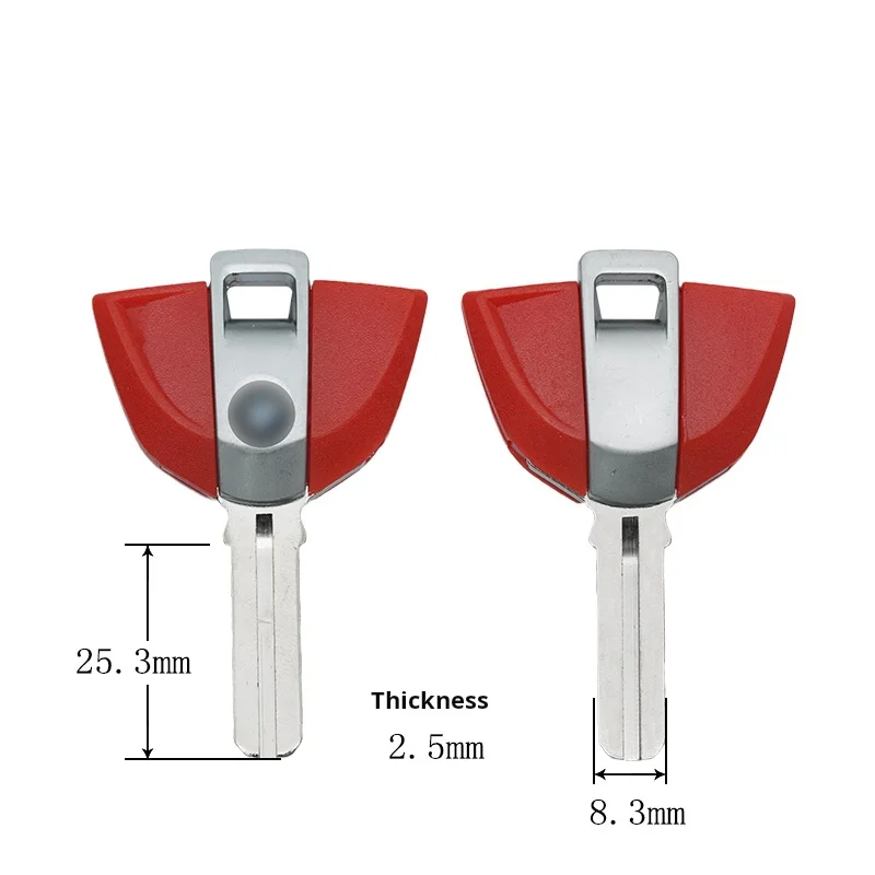 BMW motorcycle key, suitable for: BMW F650 F700 F800GS R1000RR R1200GS motorcycle key embryo(can be placed anti-theft chip).