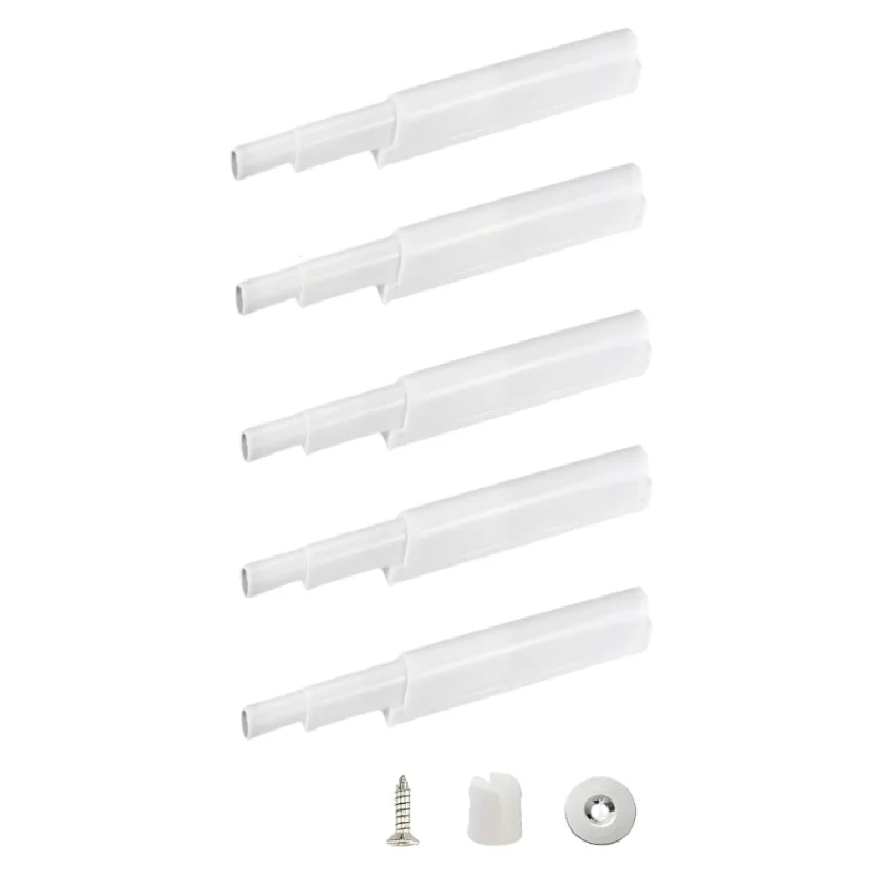 5/10 Stück magnetische Druckriegel für Schränke zum Öffnen von Schrankpuffern, Tür-Push-Touch-Riegel, Küchentüren, verstellbare Fänge