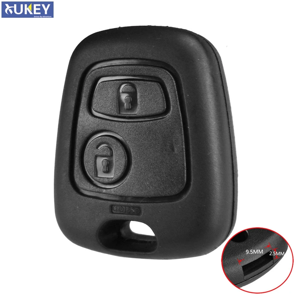 Car Replacement Remote Key Shell Case For PEUGEOT 107 206 207 307 406 408 607 FOR Citroen C1 C2 C3 C4 C5 fit VAC102/NE73 Blade