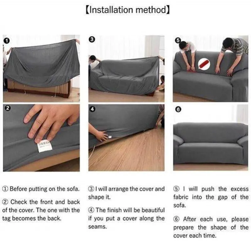 

Plush Sofa Cover 1234 Seater Thick Slipcover Couch Dustproof Protective Cover Home Fabric Decoration