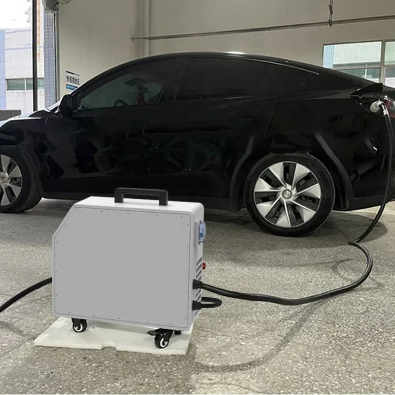 20kw محطة شحن متحركة سريعة المحمولة Ccs2 Dc Ev شاحن لمركبات الطاقة الجديدة #6