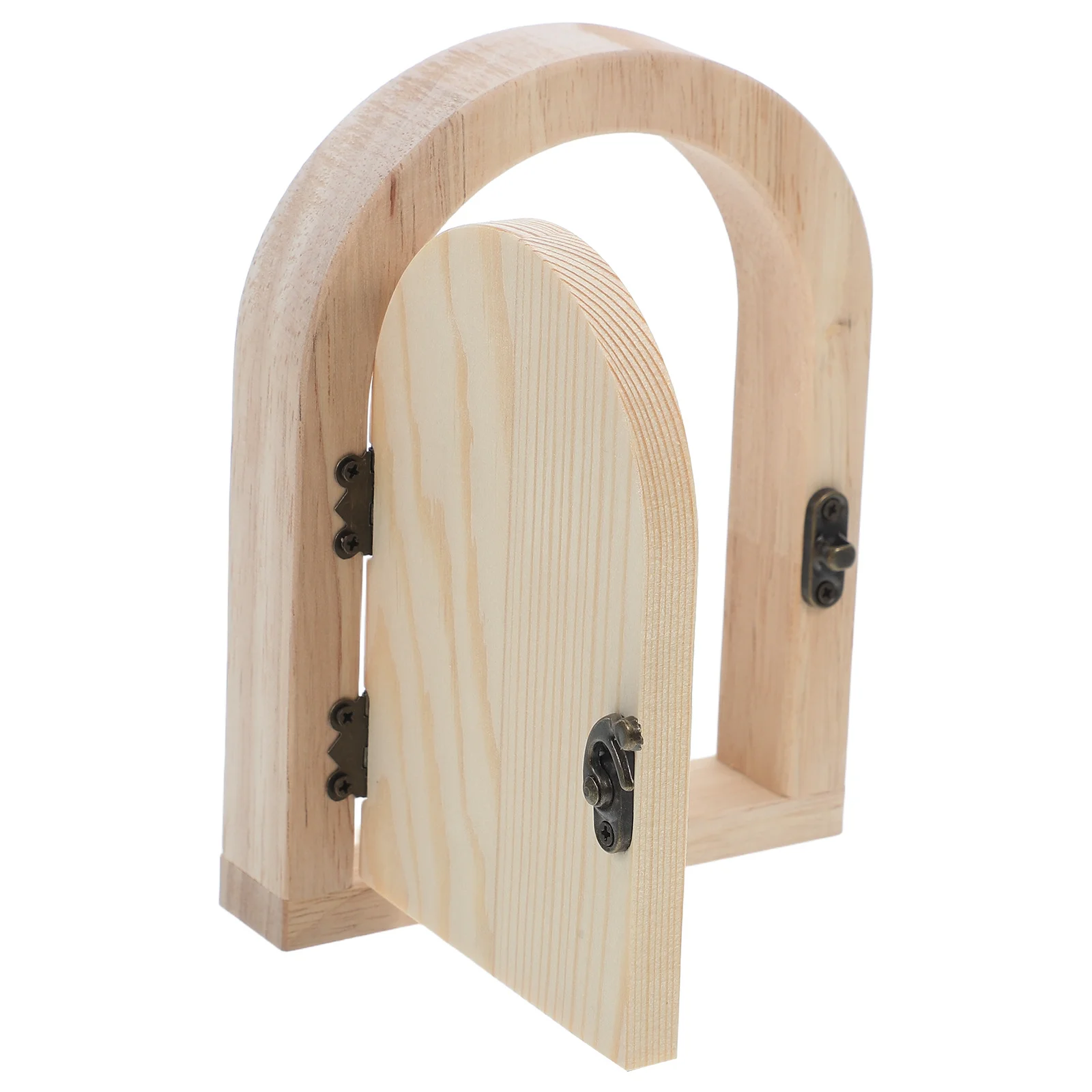 

Creative Decorative Adhesive Switch Mini Door Shape Outlet Guard Proof Waterproof Wood Light Switch Cover Plate Socket
