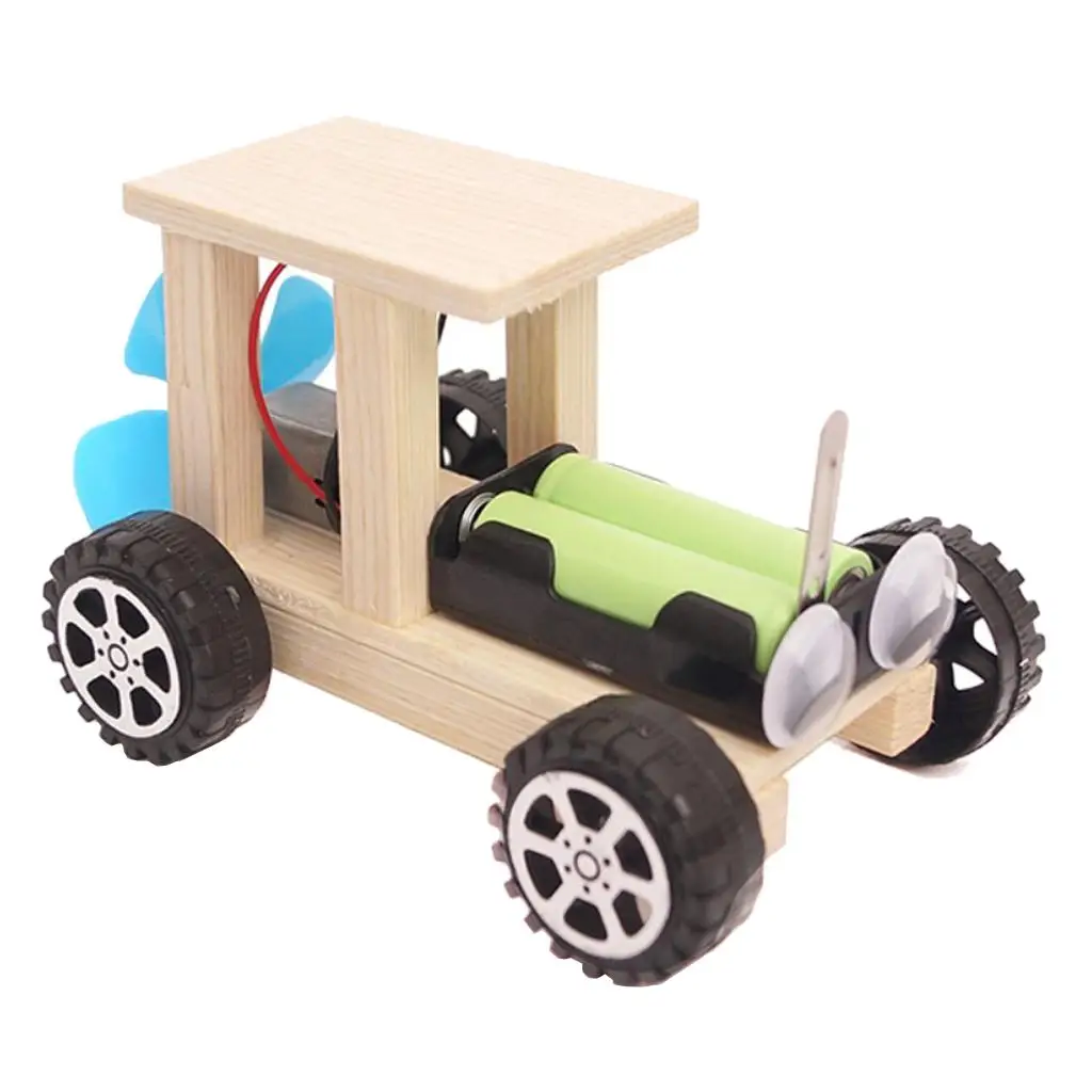 Mini Electric Car Model Assemble Toy DIY Car Kit Children