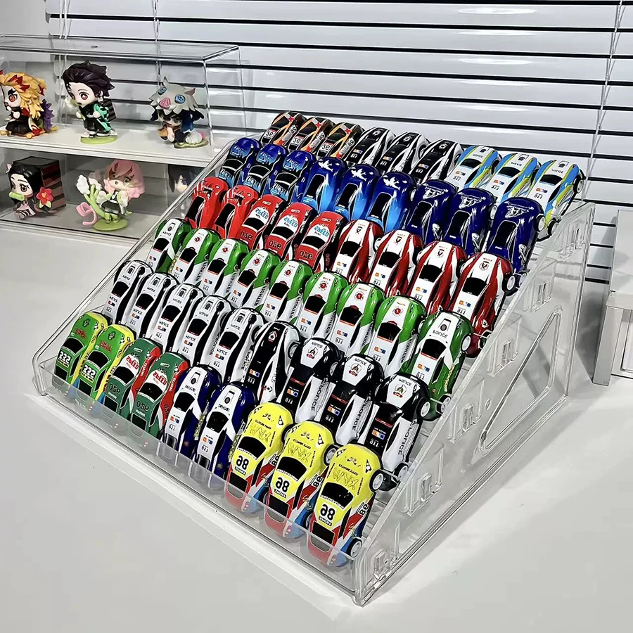 Toy car storage rack 1:64 matchbox alloy model car multi-layer stepped display stand