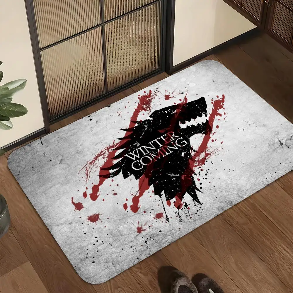 Game Of Thrones Floor Mat Welcome Mat Entrance Doormat Balcony Bathroom Floor Mats Non-slip Rug Bedroom Carpet