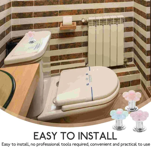 Imagen 2 del producto 5 uds. Prensa de inodoro, herramienta de empuje de botón mínimo, doble mango al ras